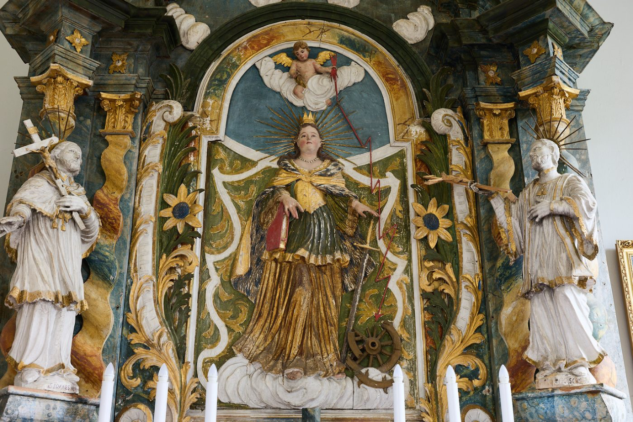 Reliér sv. Kataríny Alexandrijskej v Pribyline