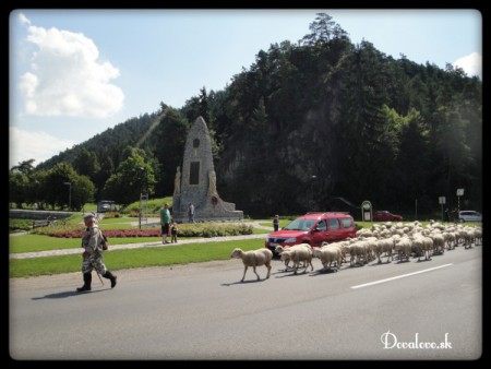 V Liptovskom Hrádku nás občas prekvapí netradičná dopravná situácia